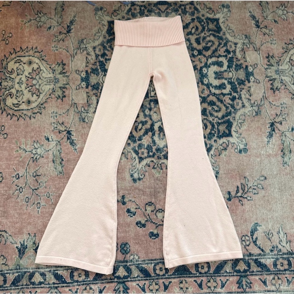 Edikted Pink Flared Leggings